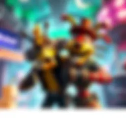 Claptrap and Moxxi together in a vibrant game setting, showcasing their playful personalities.