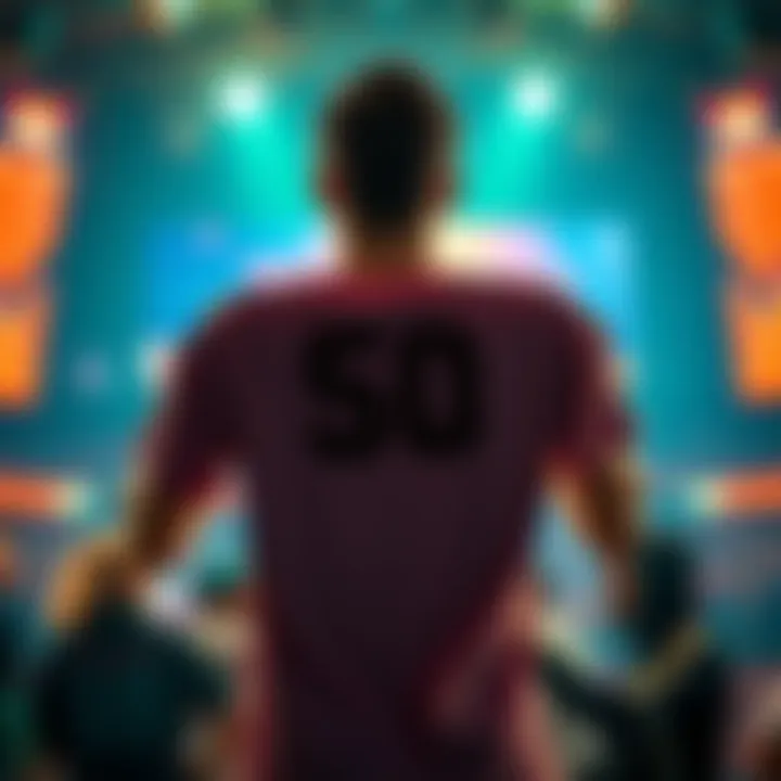 A fan proudly showing off a shirt that sold over 5,000 units after a stream break