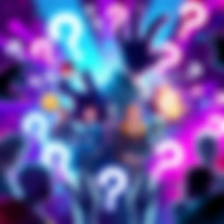 Fan theories about DS Chaos and ER Madness A colorful graphic showing characters from DS Chaos and ER Madness, surrounded by question marks and fan art elements, symbolizing community discussions about their connections
