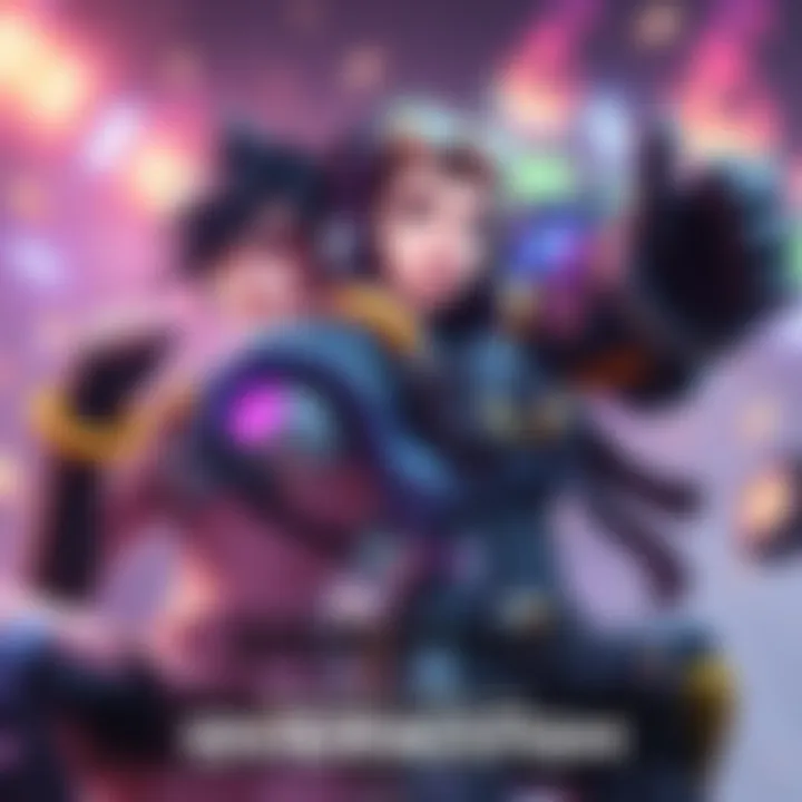 Colorful fan art showing Mama Hong and Soundquake, two exciting new characters for Overwatch, designed with unique styles and vibrant looks.
