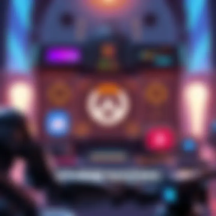 Creative Fan Concept for Overwatch UI and Archives Designs : LevelUpTalk