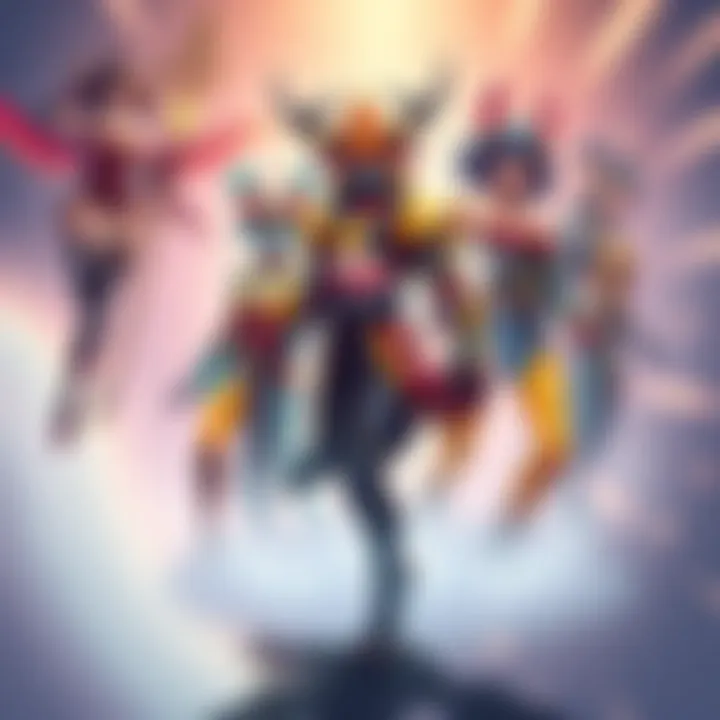 Various Kiriko skins chosen by fans showcasing colorful designs and styles