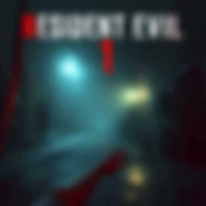 Fan-made game inspired by Resident Evil An artistic representation of a horror-themed game scene inspired by Zach Cregger's Resident Evil, featuring dark environments and eerie creatures.