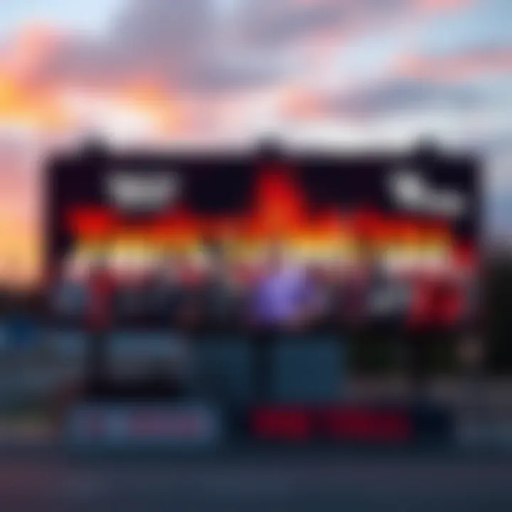 A fan-made billboard promoting BFIII, featuring graphics related to the Twisted Metal game series.