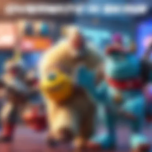 Creative fan-made designs of Overwatch characters dressed as characters from Monsters Inc