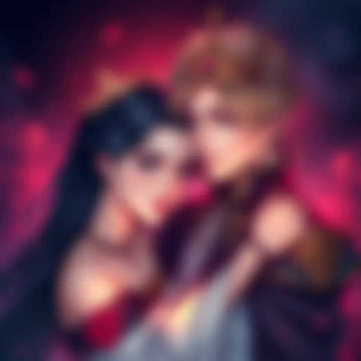 Beautiful fanart showing The Liar Princess and the Blind Prince highlighting their unique bond.