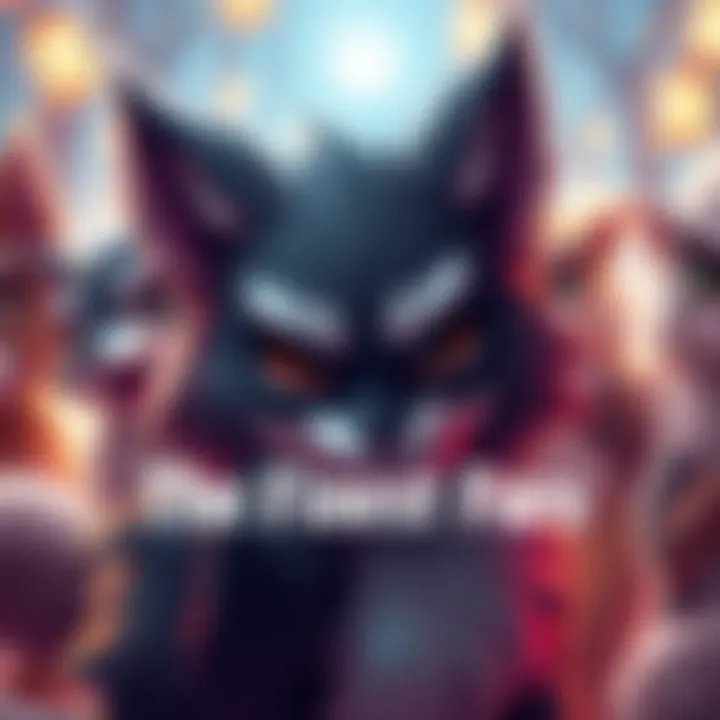 Creative fanart showcasing various artistic interpretations of furry characters from The Finest Furs
