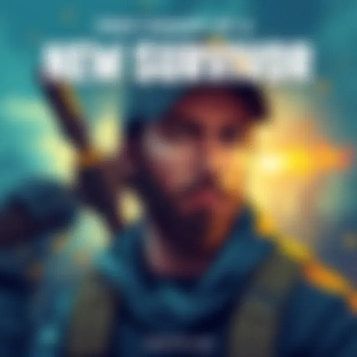 A colorful fanart illustration depicting a new survivor character with unique traits and style, showcasing the artist's talent.