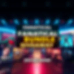 A graphic featuring the Fanatical Mystery Bundle giveaway, showcasing various game covers with promotional text inviting entries.