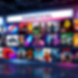 A display of various video game titles available in a customizable bundle from Fanatical, featuring colorful graphics and logos