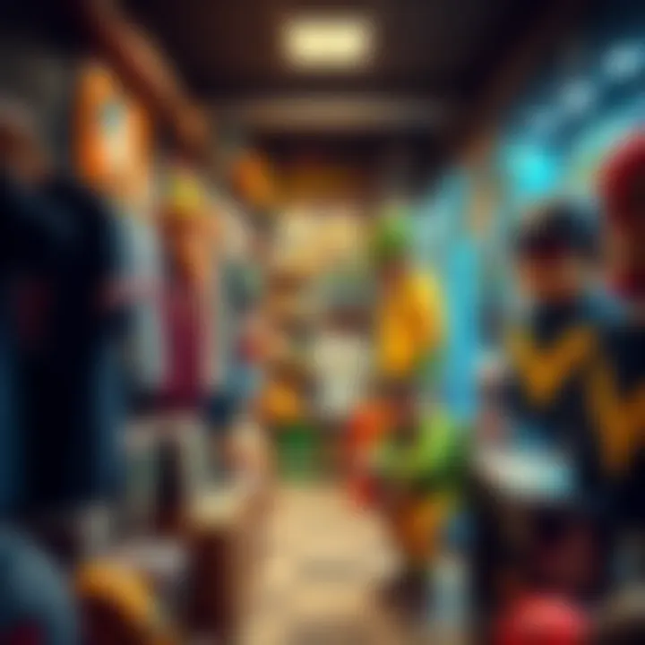 A collection of various fandom merchandise like toys, clothing, and collectibles displayed together, showcasing the demand and variety within fandoms.