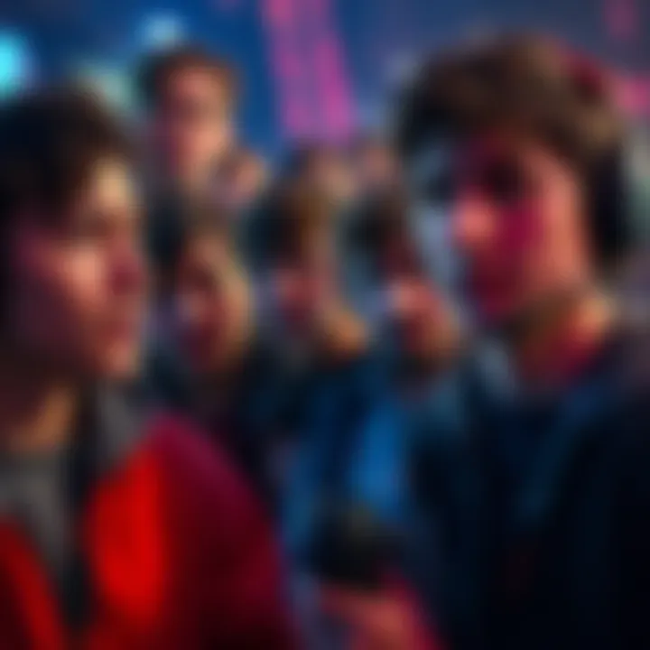 Fans Disappointed by Game Ending Group of gamers reacting negatively to a video game ending, showing frustration and disappointment on their faces