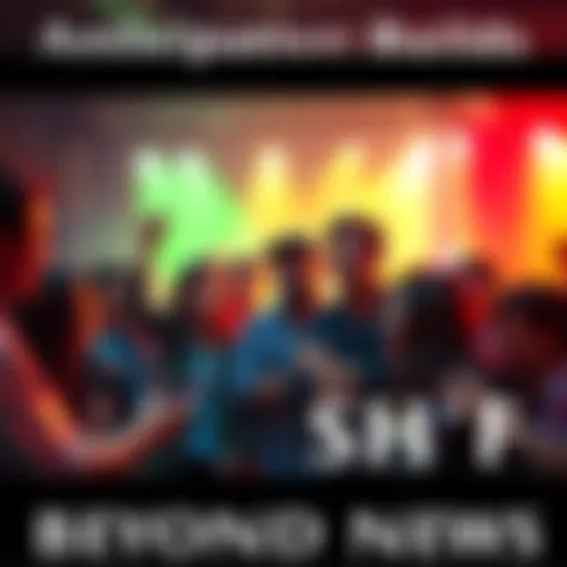 A group of excited fans chatting together about the new project, showcasing their enthusiasm and hope for a better quality than the previous SHF release.