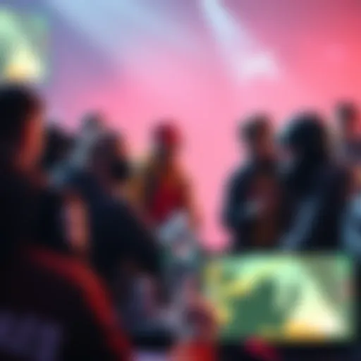 A group of players sharing their favorite skin ideas for a video game at a forum
