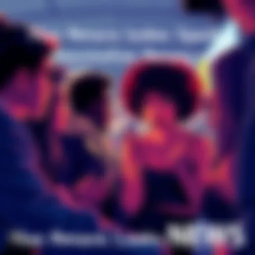 A group of fans engaged in conversation about Amara, expressing admiration and sharing opinions