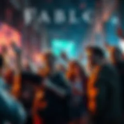 Group of Fable fans discussing their excitement levels for the upcoming game release