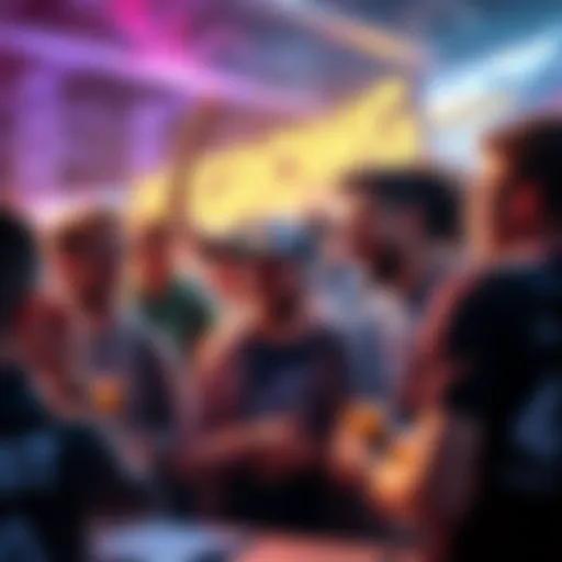 Fans Excited About Icefrog's Game Group of excited fans discussing Icefrog's first game in a lively forum setting