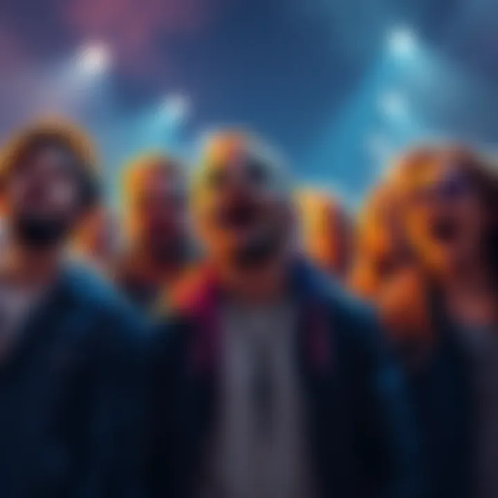 Group of fans reacting with disbelief to shocking story twists in the Jason Universe