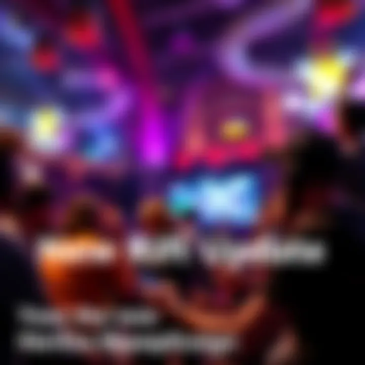 A group of excited fans sharing their thoughts about the new Rift update in a lively forum