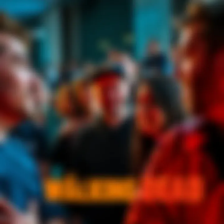 Group of fans expressing mixed emotions while discussing The Walking Dead: The Final Season ending.