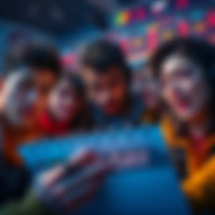 A group of gamers looking at a calendar with anxious expressions, highlighting the uncertainty of the E-Day release date.