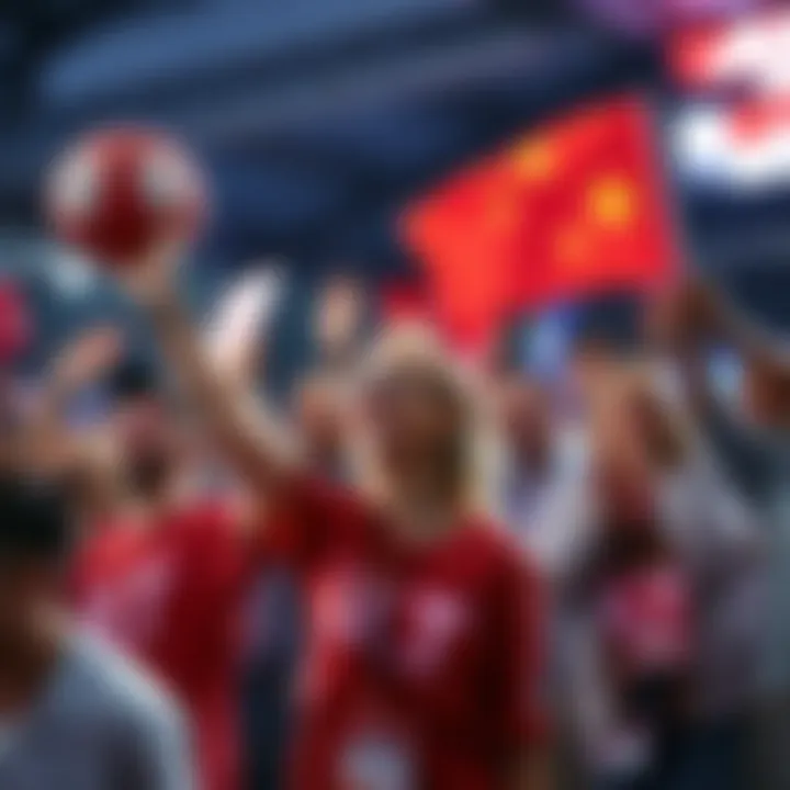 Fans Celebrate ULT Hailey A group of fans holding banners and cheering for ULT Hailey at a community event in 2026.