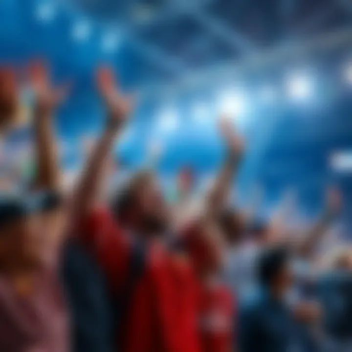 Fans Celebrate Excitement A group of excited fans cheering and expressing their enthusiasm with the phrase, 'Ohโฆ yeah! Letโs run it back!'