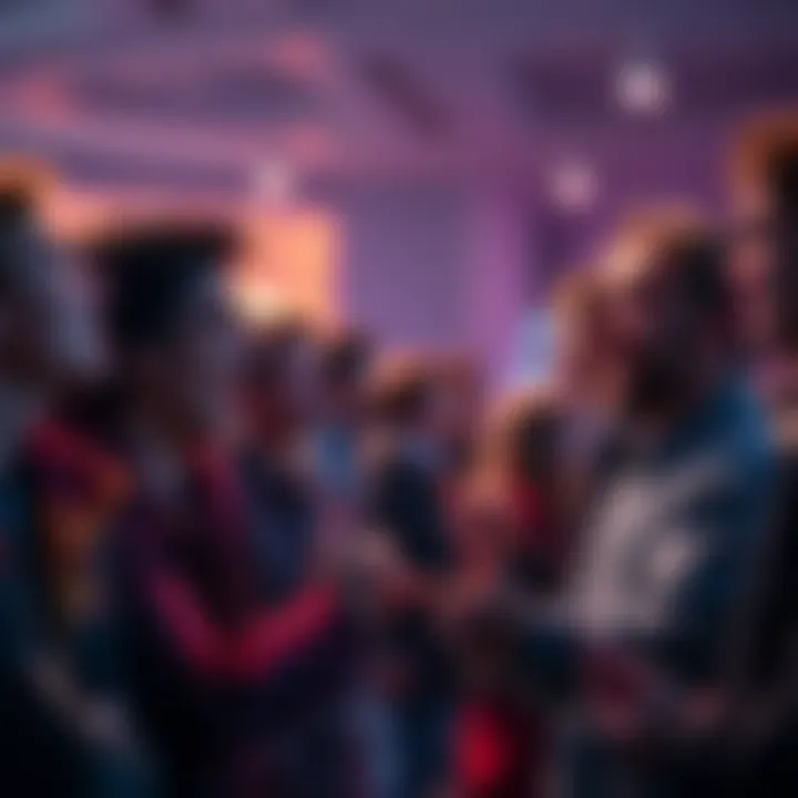 Fans Excited for Midseason Update A group of fans discussing eagerly about a potential midseason update, with expressions of anticipation and excitement.