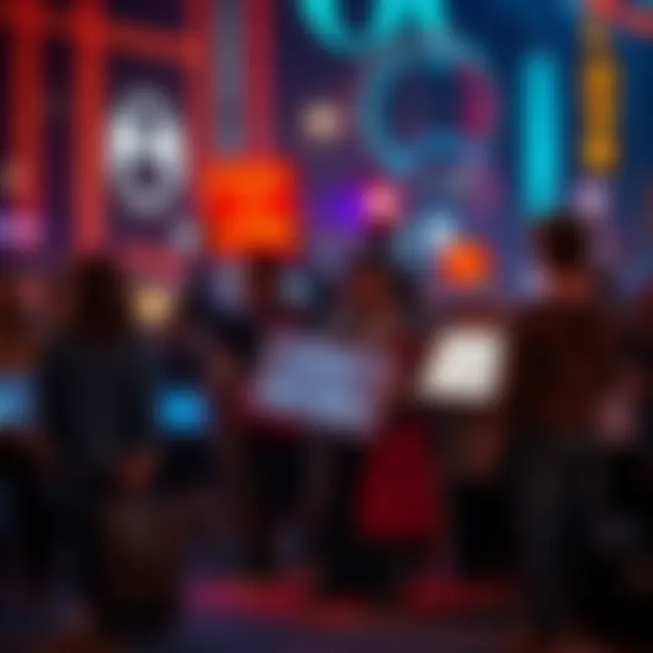 Fans rally for Locus Electron A group of tech enthusiasts gather, holding signs and showing support for the return of the Locus Electron device.