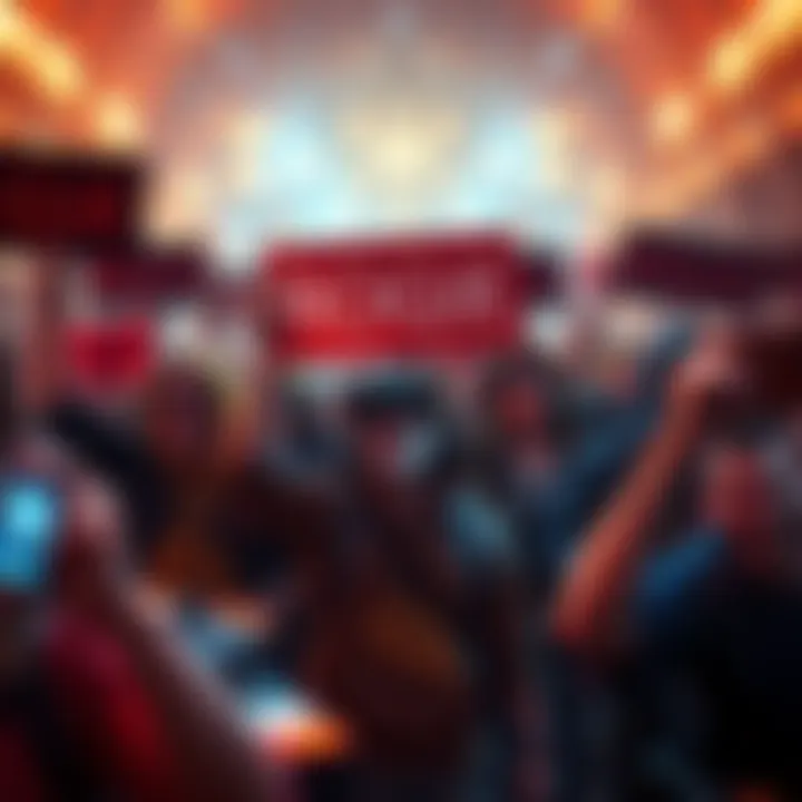 Fans rally for Rogue on Switch 2 Group of gamers holding signs and cheering for the return of Rogue on Switch 2