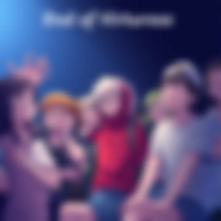 A group of anime fans expressing their emotions after watching the last episode of Virtuoso, showing a mix of joy and sadness.