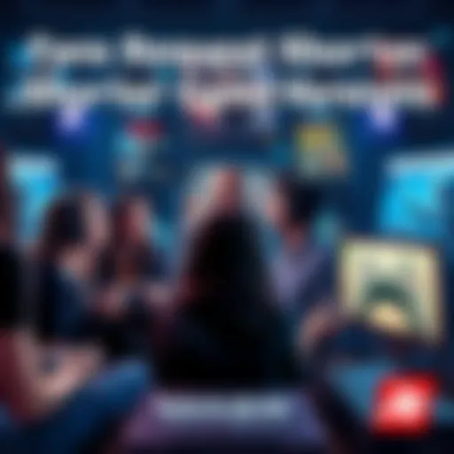 Fans Request Shorter Game Versions A group of gamers discusses their desire for shorter versions of classic games, with a focus on Mass Effect, surrounded by game posters and consoles.