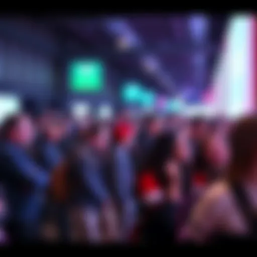 A long line of excited fans at IGN Live, eagerly anticipating the event with smiles and chatter