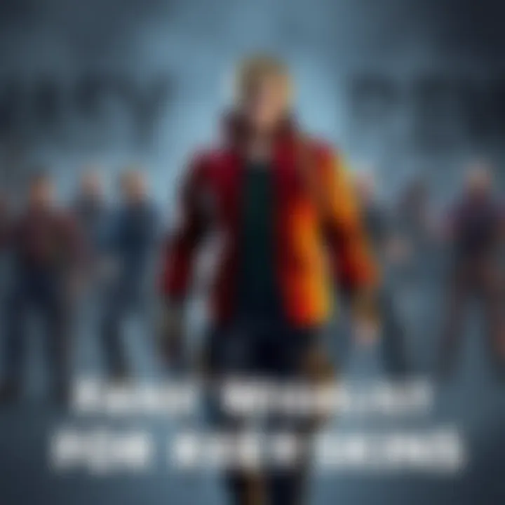 A collage of fan art showcasing desired skins for RE9 characters, including Leon in his original RE1 outfit and other popular outfits.