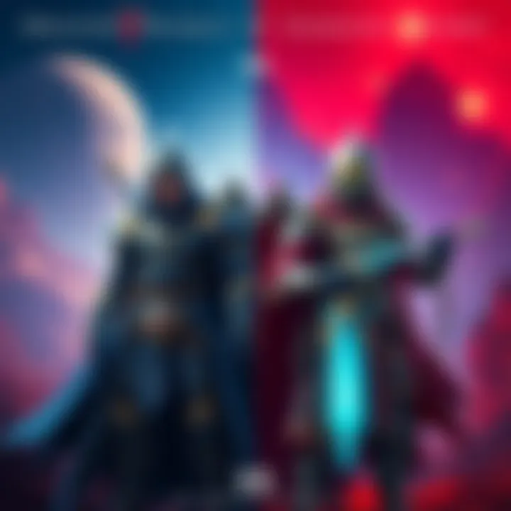 Two characters from Dragon's Dogma 2 and Crimson Desert standing side by side, showcasing their unique armor and weapons in a vibrant game setting.