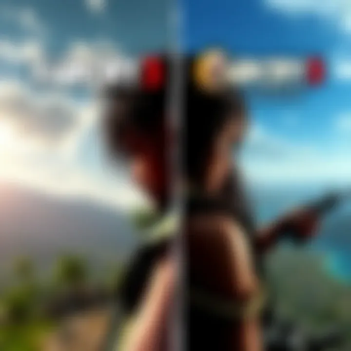 Side-by-side view of Far Cry 3 and Far Cry 3 Classic showcasing gameplay differences and graphics