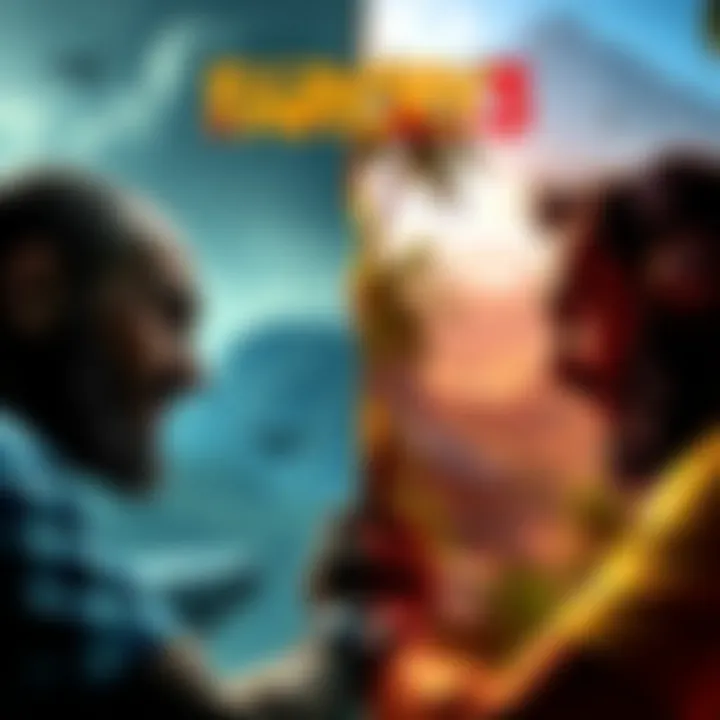 Side-by-side comparison of Far Cry 3 trailer and final game scenes, showing character differences and cut content.