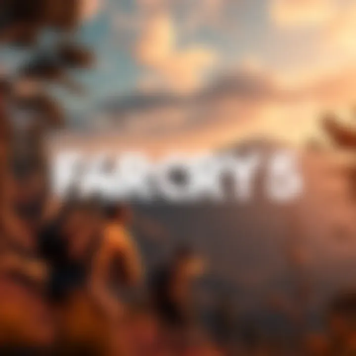 Far Cry 5 Gameplay Scene A thrilling moment from Far Cry 5 showcasing intense action and scenic open-world environment