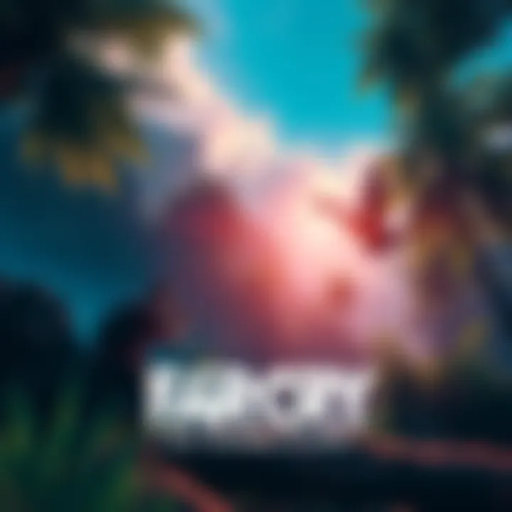 A vivid scene from the Far Cry game showing an intense player action moment in a lush jungle environment.