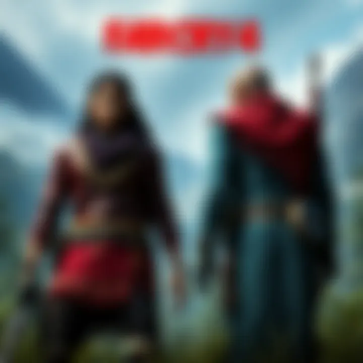 Two characters in Far Cry 4, Amita and Sabal, stand in a tense standoff, representing contrasting moral choices for players.