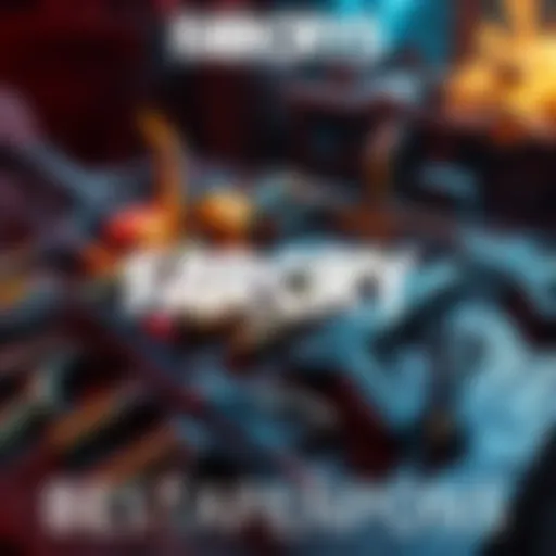 Various weapons available in Far Cry 5 including guns and explosives on a table