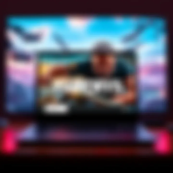 A mid-range laptop displaying the Far Cry 5 game interface on Windows 11