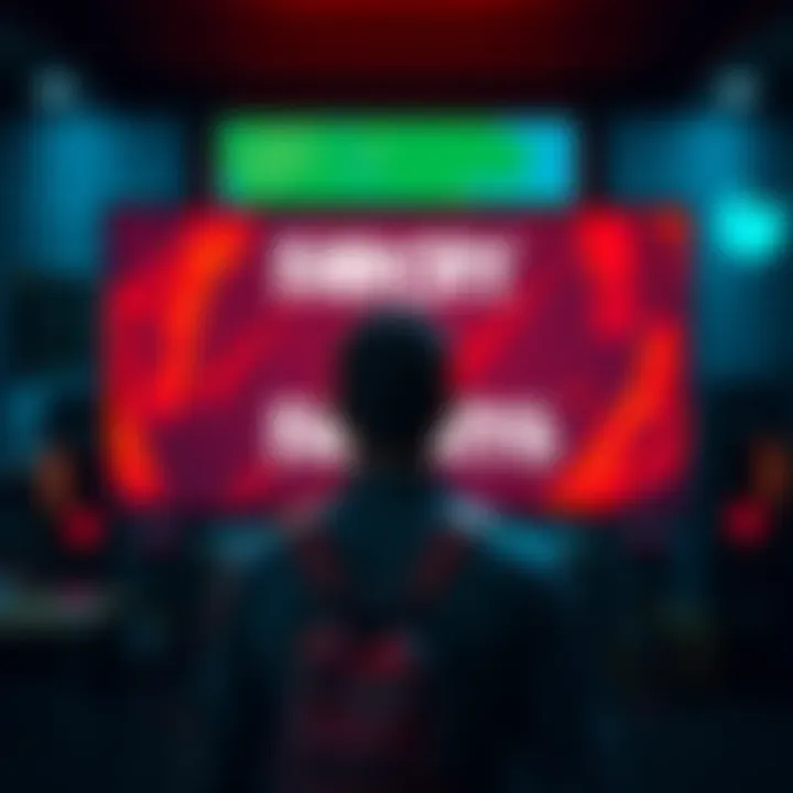 Screenshot showing a character in Far Cry 6 facing a loading screen with outdated menu design and gameplay interface