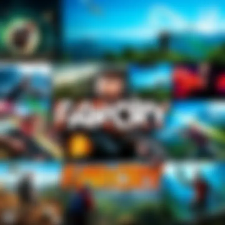 Collage of various Far Cry game covers showcasing gameplay scenes and characters