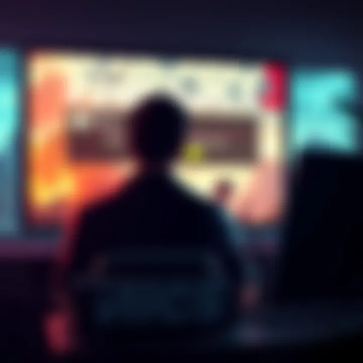 A frustrated player sitting in front of a computer, looking at a Far Cry 3 error screen due to cloud save conflict.