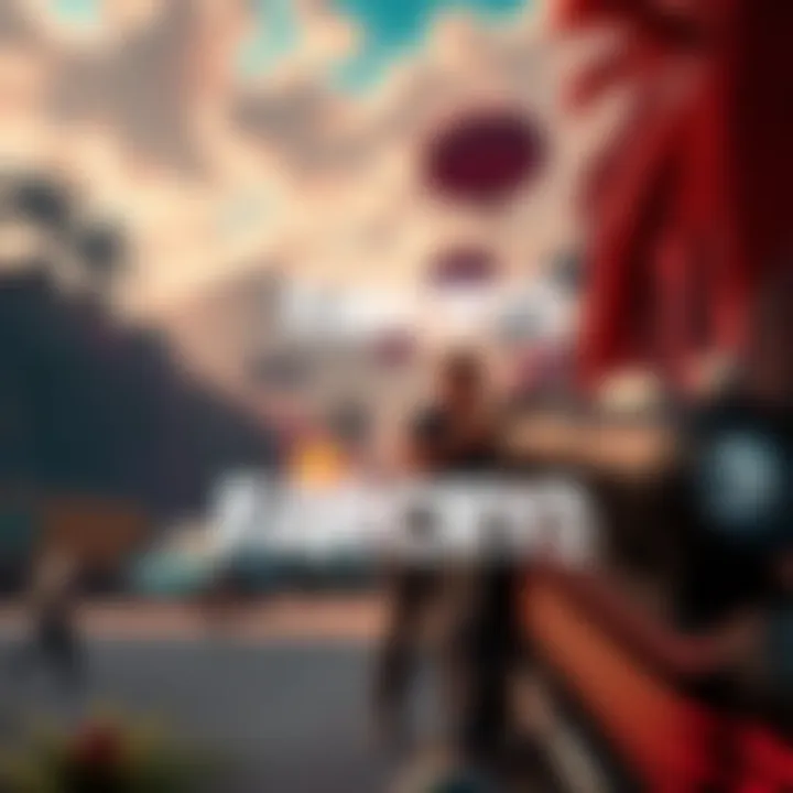 A screenshot of an action-packed scene from Far Cry 5, showcasing a player character engaging in a mission against enemies in a vibrant open-world environment.