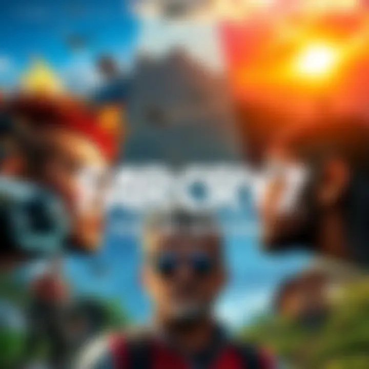 A collage of Far Cry 7 gameplay scenes showing action and exploration