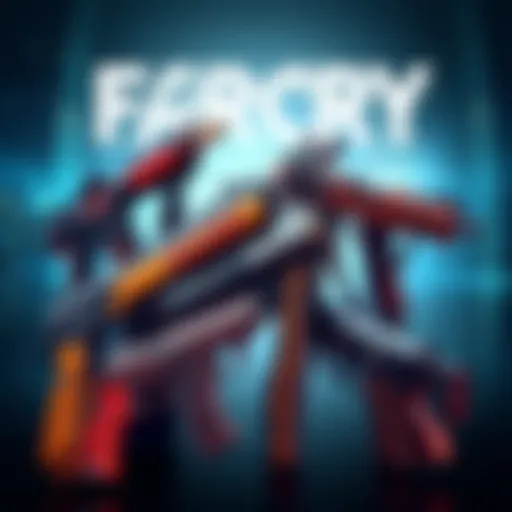 Various guns fans want to see in the next Far Cry game, displayed together