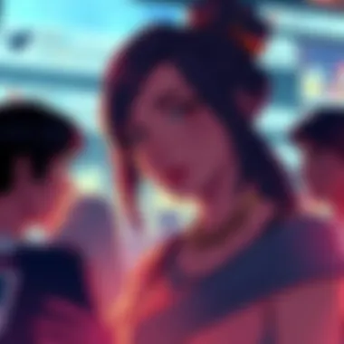 Twitter users reacting to Fareeha's role in Anran's character redesign, showing mixed emotions and comments on the screen.