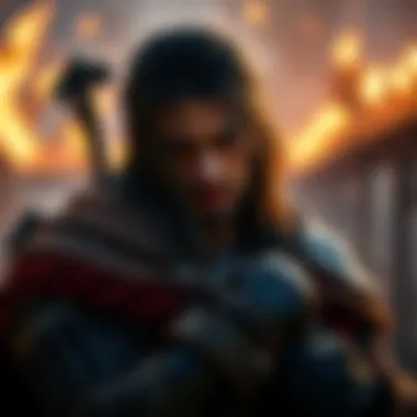 Farewell Scene with Talion A heartbreaking moment as Talion, a character in the game, says goodbye in an emotional cutscene, capturing the essence of the player's journey.